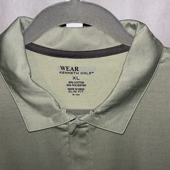 NWT Awearness Kenneth Cole Sage Green 1/4 Zip Pullover XL - Picture 4 of 11